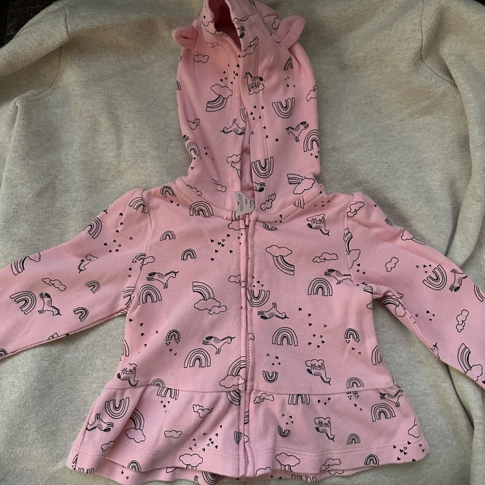 Baby unicorn sweater